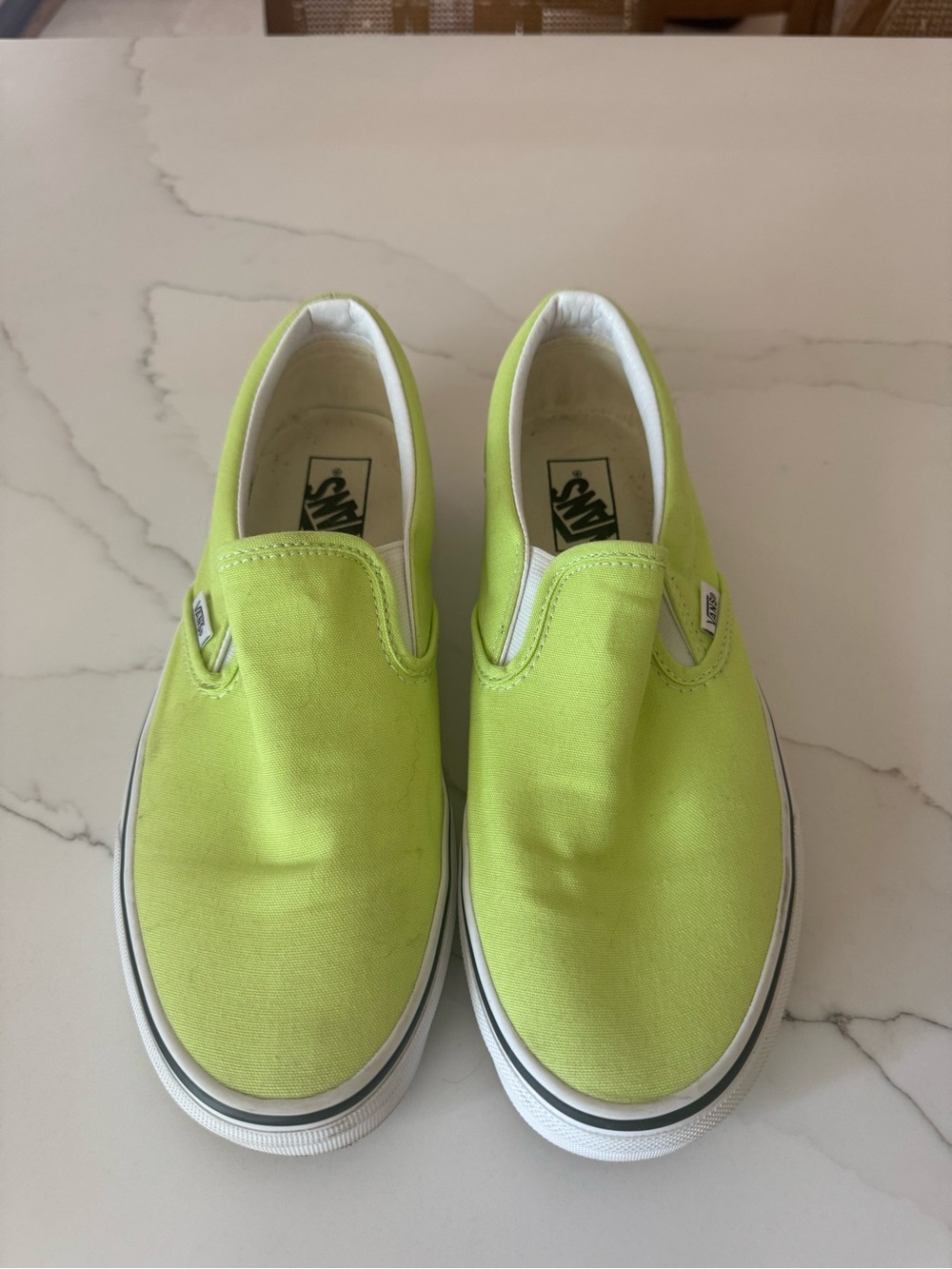 Classic vans Slip-On Shoes in Neon Green